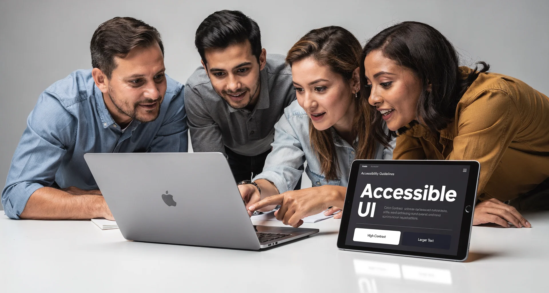 Accessibility testing on interface